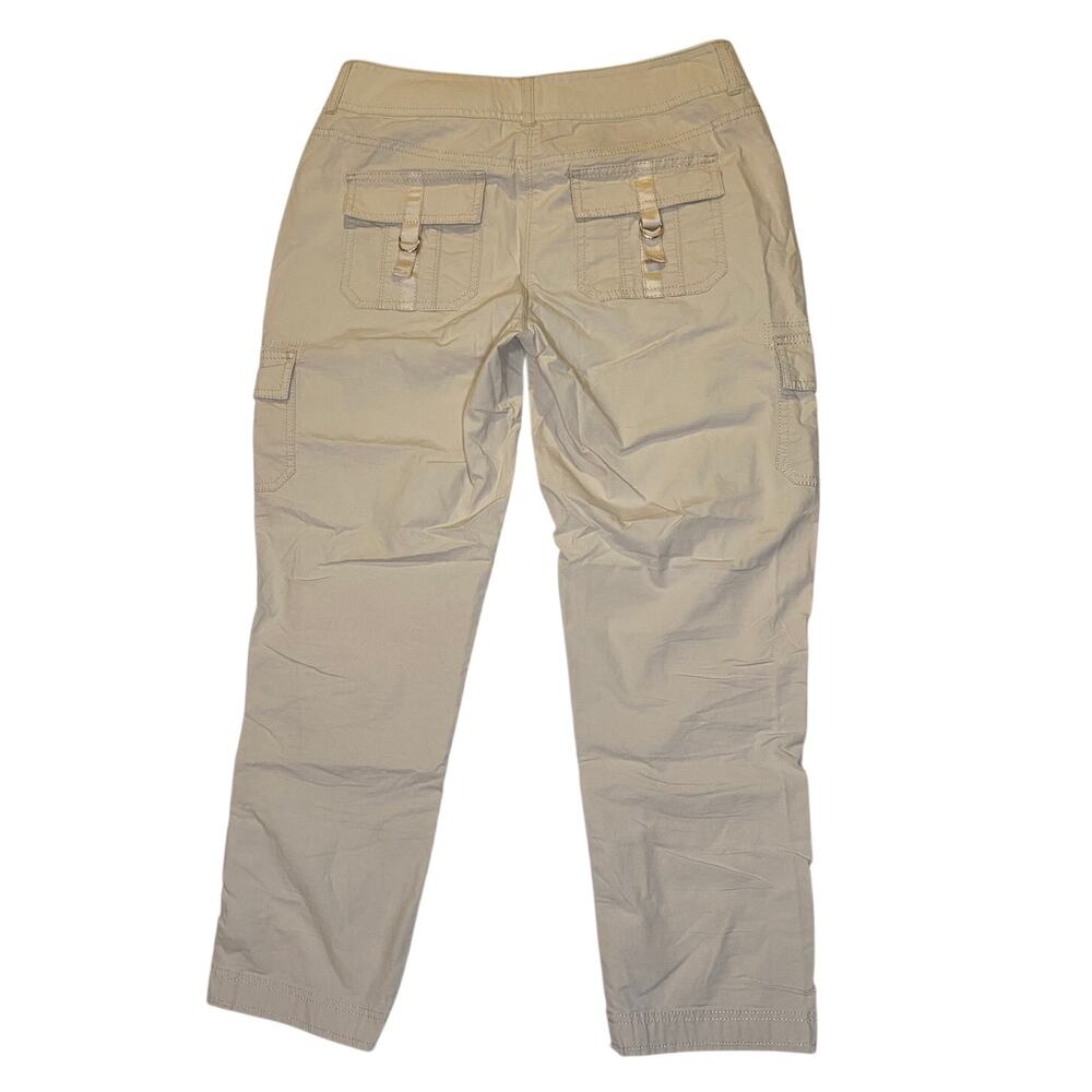 White House Black Market - Beige Cargo Capri Pants